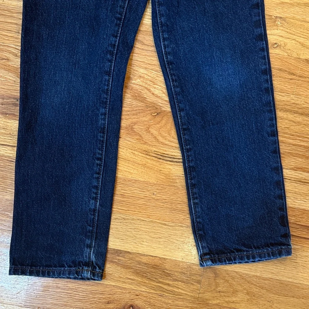 The Children's Place Size 7 Dark Blue Straight-Leg Jeans
